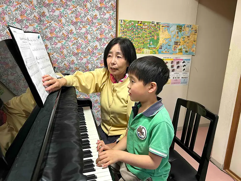 ピアノ教室風景1